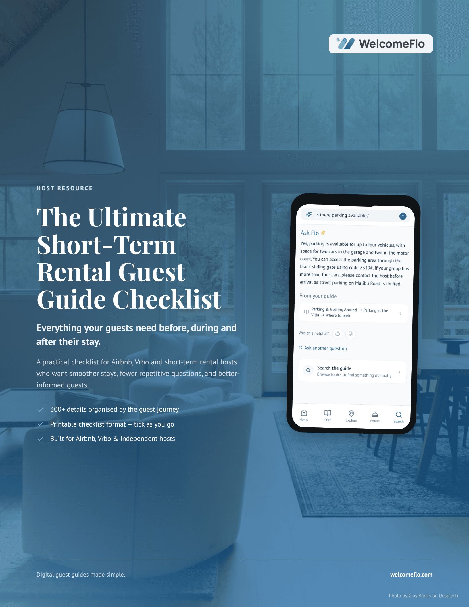The Ultimate Short-Term Rental Guest Guide Checklist — cover